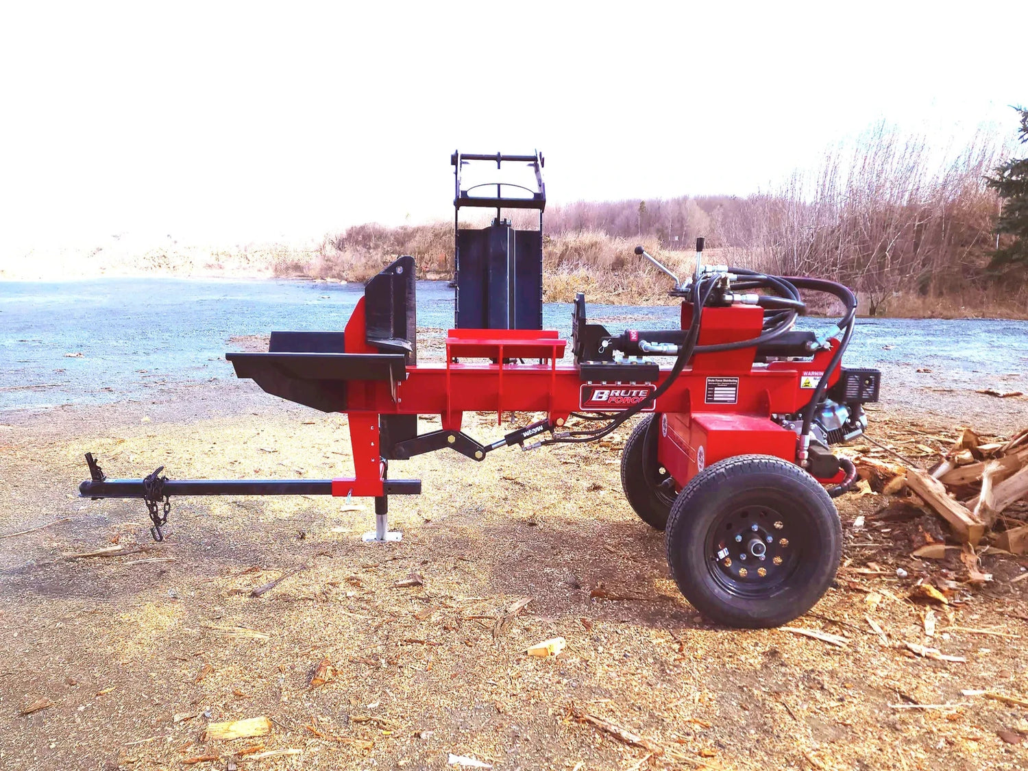 How to Use a Commercial Log Splitter Like A Pro – BruteForce USA